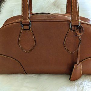 Prada Vitello England Boston Bag